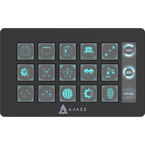 Фото - Пульт управления трансляцией Ajazz AKP153E USB Black (AKP153E-B)